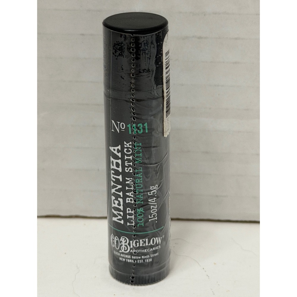 C.O. Bigelow Mentha Lip Balm Stick No‎ 1131 Natural Mint No Shine .15oz New